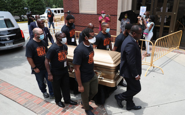 Mourners pay respects to Rayshard Brooks at Ebenezer viewing