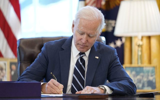 President Biden Signs $1.9T Relief Bill Before Speech To Nation