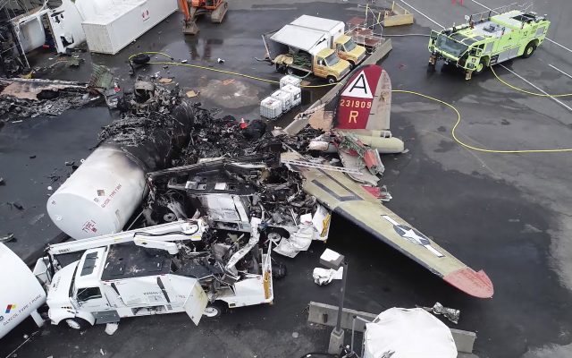 NTSB: Pilot error likely caused vintage bomber’s fatal crash