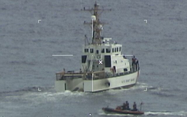 Coast Guard rescues 2 after plane crashes off Alaska island