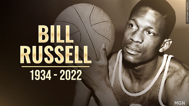 NBA Retires Bill Russell’s Number 6 Leaguewide