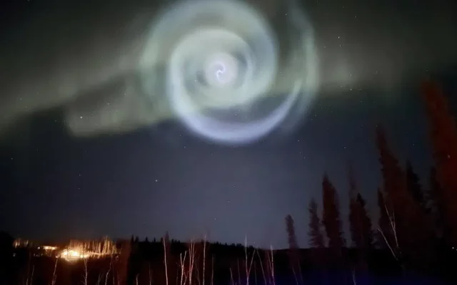 Rocket science: Alaska sky spiral caused by SpaceX fuel dump